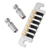 Guitar Bridge Tailpiece Reversible Wrap Around Saddle Bridge Stop Tailpiece