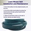 Lawn Mower 46 Inch Deck Belt 1/2 inch X 125