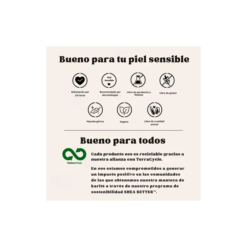 Eos Shea Better Crema Corporal De Pistacho Crema 473 Ml
