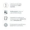 Nuvita 2075 Termometro Digitale Frontale e Auricolare – Letture Veloci