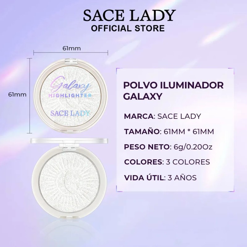 Sace Lady Iluminador En Polvo Suave Y Ligero - Brillo