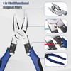 KAIHAOWIN 8.7 inches (220 mm) Pliers, Strong Pliers, Power Pliers,
