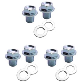 6Pcs Oil Pan Drain Bolt Plug with Washer for Accord 90009-R70-A00