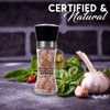 Himalayan Chef SaltCoarse SaltGlass, Pink Salt Coarse Glass Grinder, 6.34