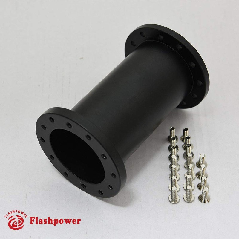 5.0" Steering Wheel Hub Adapter Extension Spacer 6 bolt Black