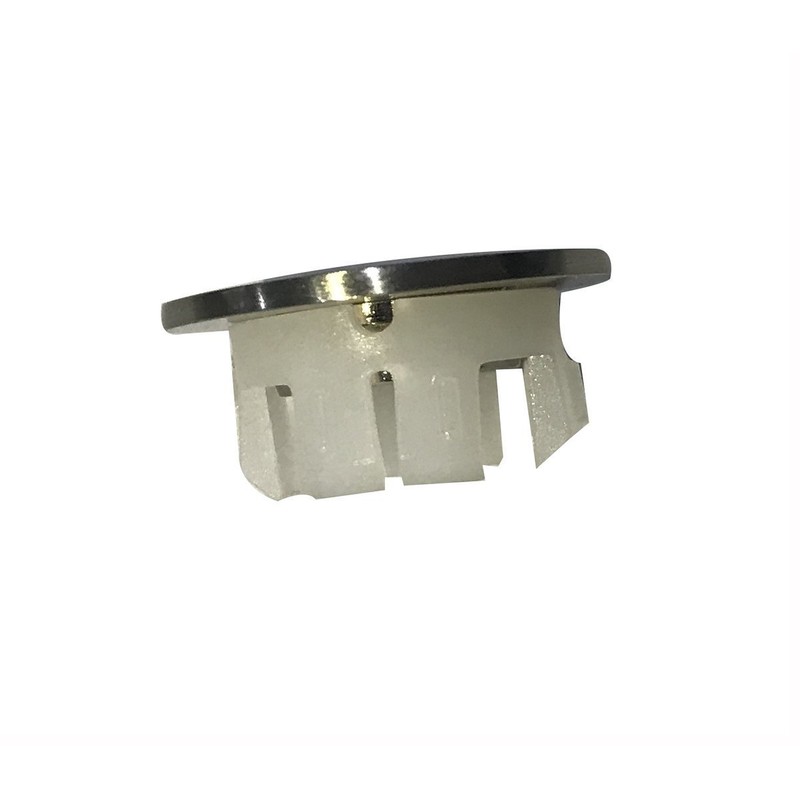 BWE Brushed Nickel Sink Basin Trim Overflow Cover Brass Insert