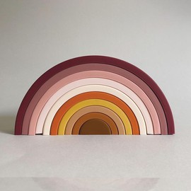 Milk Addict Silicone 7 Stacking Rainbow