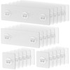 Uniclife 24 Pcs Shower Caddy Adhesive Hooks,Strong Shower Hooks, Caddy