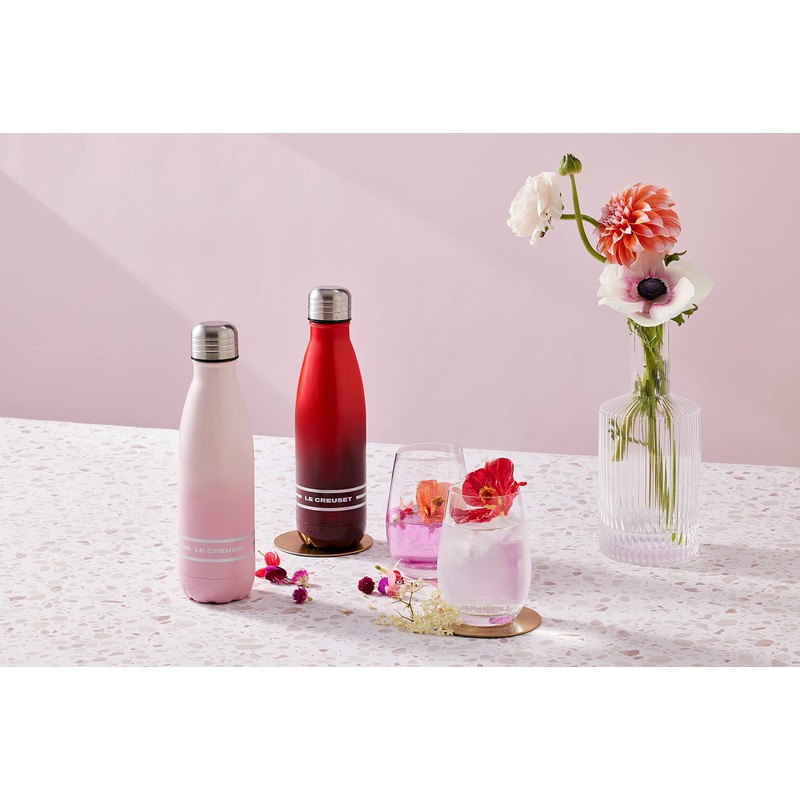 Le Creuset Hydration Water Bottle, 17 oz, Cerise