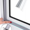 Sliding window windbreak 10m weatherproofing soundproof glass window windproof drafty gray