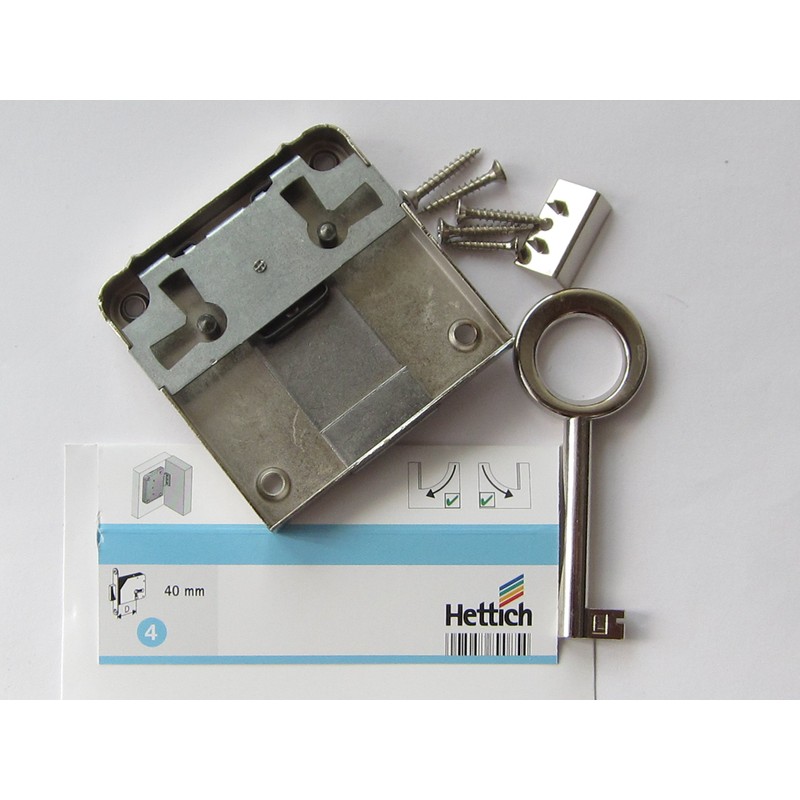 HKB® Nutbeard Screw-On Lock, Backset 40 mm, Keyed Alike 1