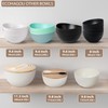 ECOHAGOU 9.6'' Serving Bowls, 84oz Bamboo Fiber Salad Set of