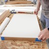Lineco 20'' x 72'' Acid-Free Light Gray Frame Backing Paper.