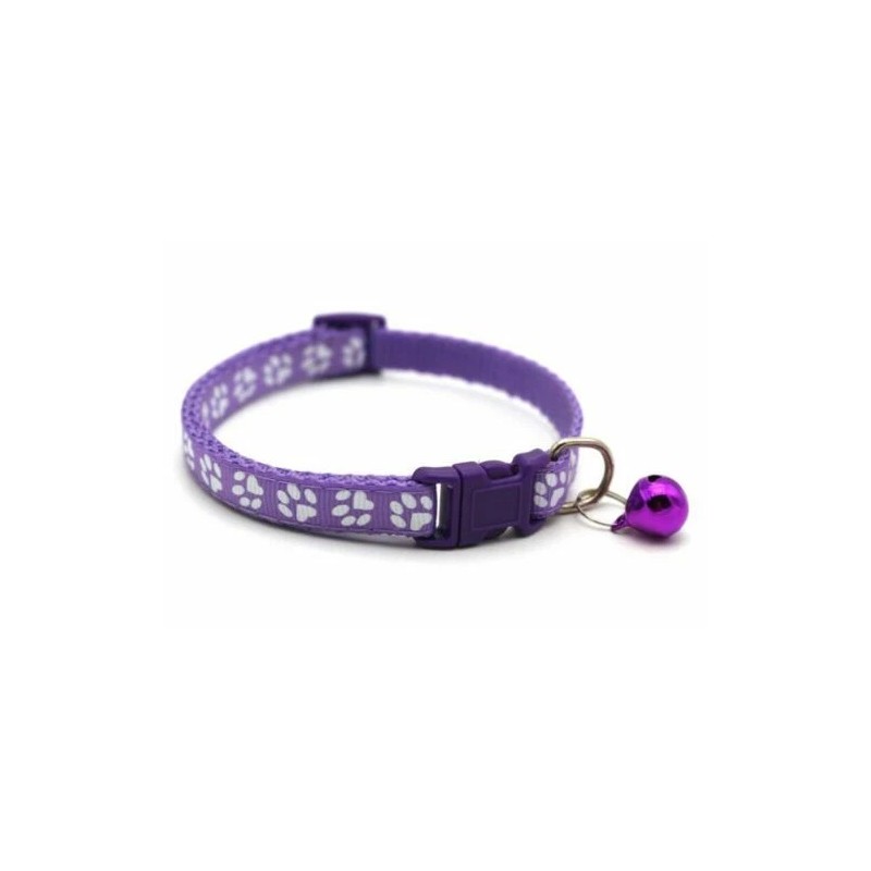 Unbranded/Generic Adjustable Nylon Cat Collar with Bell for Cat Kitten