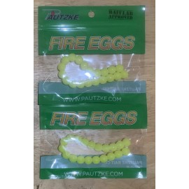 Pautzke 2 Packs Pautzke Fire Eggs Yellow Salmon Steelhead Trout NEW FOR 2022