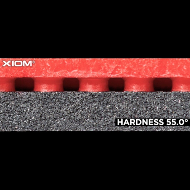 XIOM Omega VII China Guang Rubber Red 2.1 mm