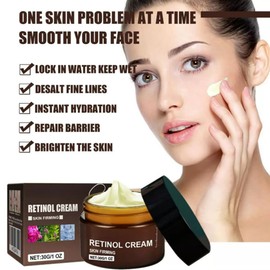 Retinol Facial Cream，RRetinol Anti-Aging Cream, Facial Lifting Retinol Cream,A Day and Night Retinol Cream Suitable for Women and Men Can Reduce Fine Lines, Promote Skin Regeneration