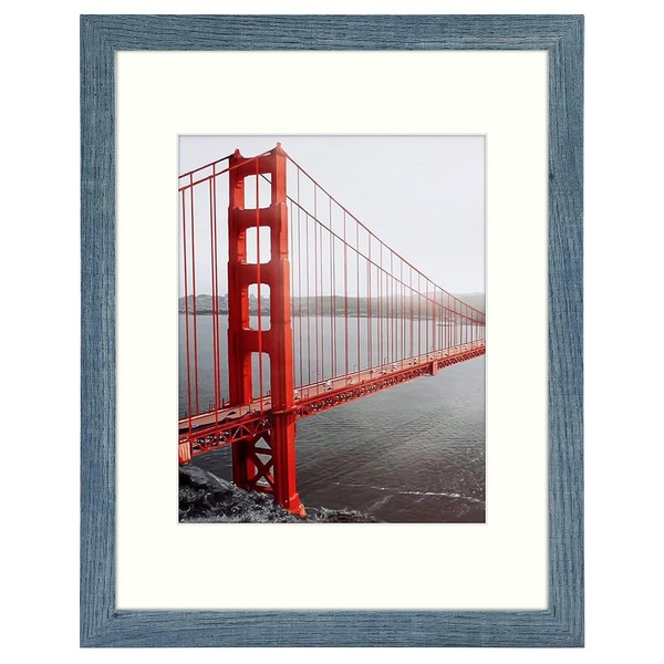 Frametory, 11x14 Picture Frame - Made to Display Pictures 8x10