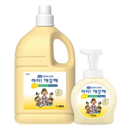 Kids Clean Pure 4.5L Large Capacity Refill Container Type Lid Type + 490ml 490ml Reusable Dispenser Bottle  / 아이깨끗해 순 4.5L 대용량 리필 용기형 뚜껑형 +  + 490ml 공병