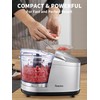 1.5-Cup One-Touch Electric Food Chopper, 100W Mini Food Processor Meat