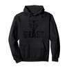 Beast Graphic Tee Pullover Hoodie