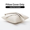 JIUZHEN 18x18 Inch Natural Beige Linen Throw Pillow Covers Pack