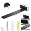 HEART ART Floating Shelf Bracket 12 Inch,4 Pack Heavy Duty