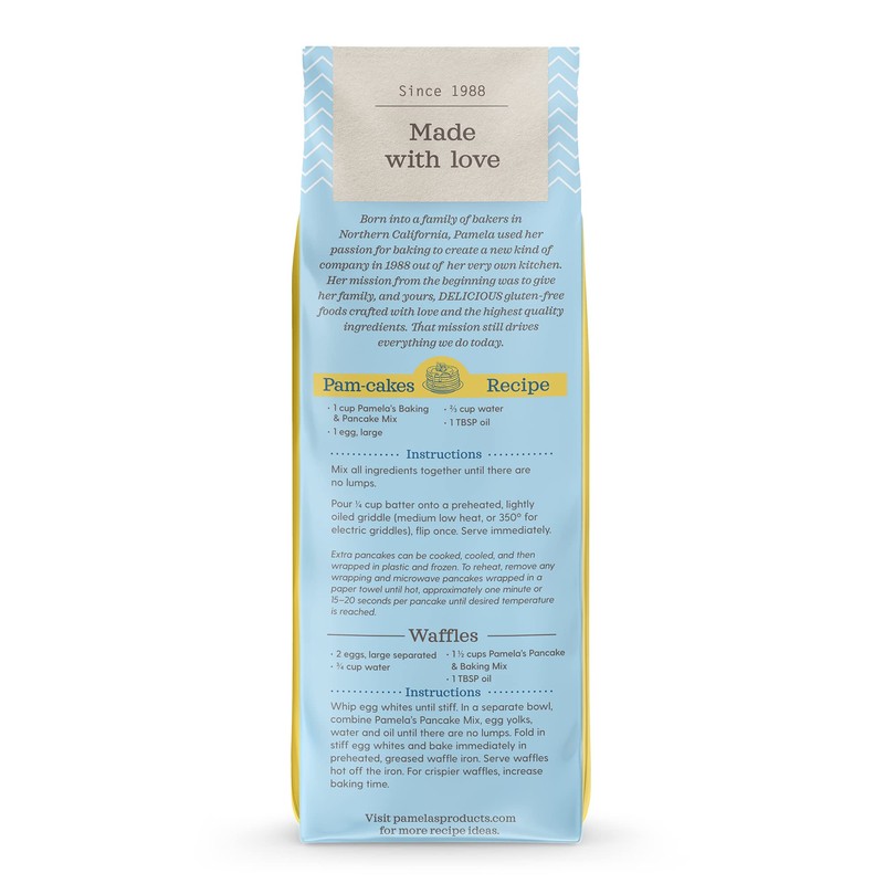 Pamela’s Baking Mixes, Baking & Pancake Mix, Gluten-Free, 24 oz.