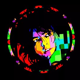 THE CURE ROBERT SMITH SET OF 3  BRACELET  NECKLACE  PIN