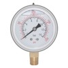 Joywayus Pressure Gauge 0-200 PSI Brass 1/4"NPT Male Thread Lower
