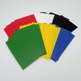 docsmagic.de Double Mat Card Sleeves Standard – Black Blue Green Red White Yellow Mint Pink Purple Orange Light PKM MTG