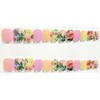 Key West Dreaming Matte Embossed Extra Short Squoval Press-On Nails