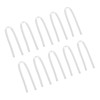 10PCS BTE Preformed Sound Tube Silicone Replacement Accessory Sound Aid