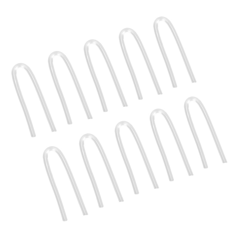 10PCS BTE Preformed Sound Tube Silicone Replacement Accessory Sound Aid