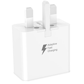 5V 2A 10W White USB Charger, UK Usb Plug, USB-A Output, 100V-240V Input, for Phone, Tablet, Speakers