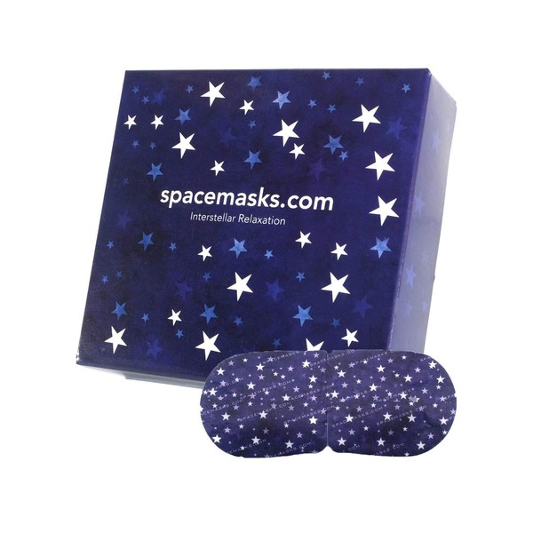 Spacemasks Augenmaske mit Jasmin-Infoution, 1er Pack (1 x 5 Stück)