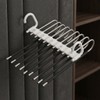 Space Saving Pants Hanger, 9-Tier Stainless Steel Closet Organizer with