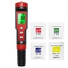 Homcoice pH Chlorine Meter 7-in-1, pH Chlorine Salt Content ORP