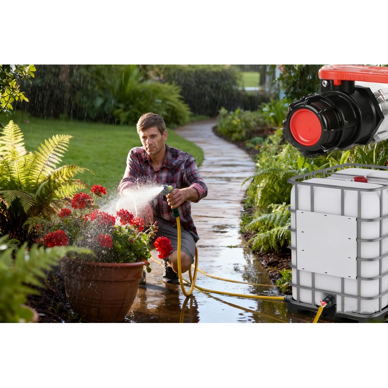 Baieasy IBC Tote Valve, DN50 75mm NPT Ball Valve Adapter,