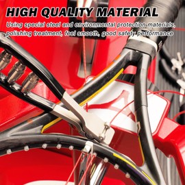 Sporgo Professional Starter Clamp: Tennis and Badminton Starter Pliers for Stringing String Pliers for Rackets, String Pliers with 3 Springs, for Tennis Rackets and Badminton Rackets