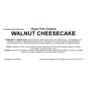 Andy Anand Sugar Free Caramel Walnut Cheesecake 9" (2 lbs),