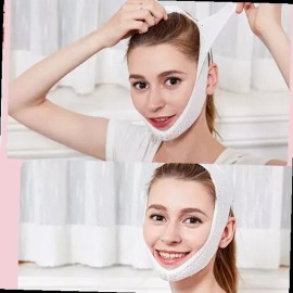 Sangpumsangseoseolmyeong Chamjo 슬림턱 브이라인리프팅밴드 V라인 턱관리 마스크 얼굴땡김이 Slim Jaw V-Line Lifting Band V-Line Jaw Care Mask Face Tightening
