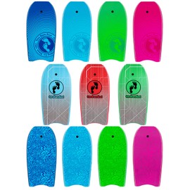 44" Bodyboard with Leash - Adult's Boogie Board IXPE + EVA Core + Slick Bottom (Lagoon Aqua)