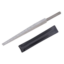 Taper Gauge Stainless Steel Feeling Gauge, 0.5-11 mm Taper Gap Gauge, Welding Wedge, Feeler Gauge, Splitting Gauge, Hole Measuring Tool with Double Marked Scale