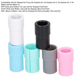 Garosa Juego de Adaptadores de Bolígrafo para Máquina de Corte Accesorios para Herramientas de Manga de Bolígrafo (#1)