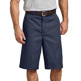 Dickies multi-pocket men's work and sports shorts, 13 inches (13in Mlt Pkt W/St) - navy blue, size: 33