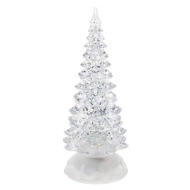 Ganz Small Christmas Light Up Swirling Glitter Tree Decor