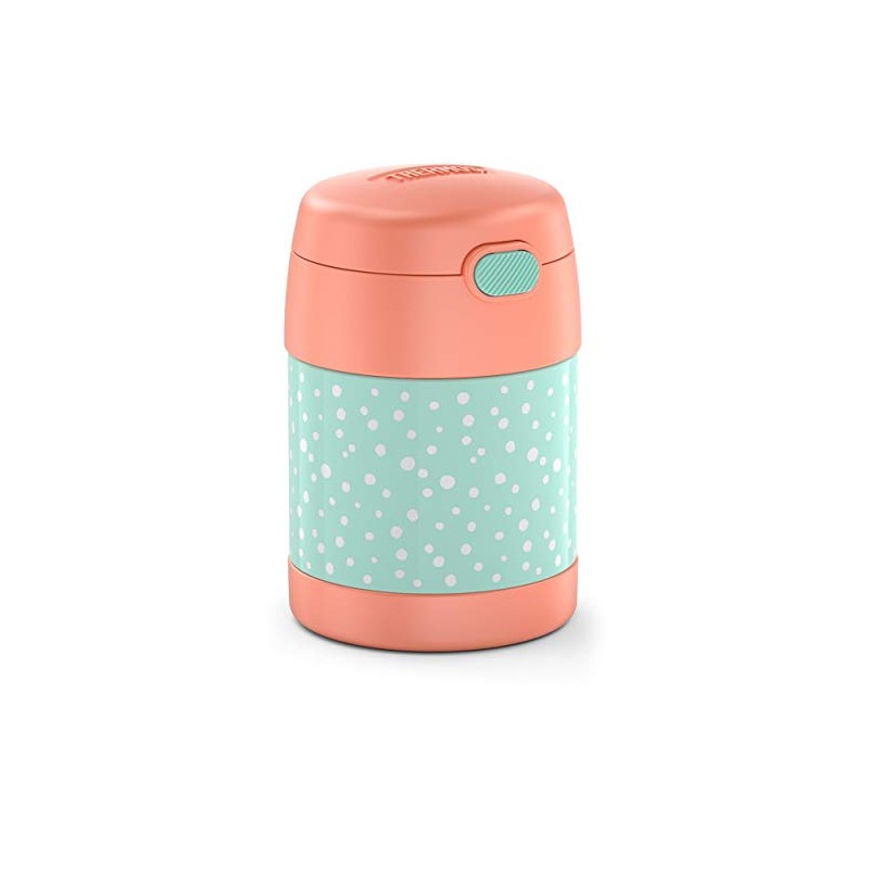 THERMOS FUNTAINER 10 Ounce Stainless Steel Kids Food Jar, Pastel