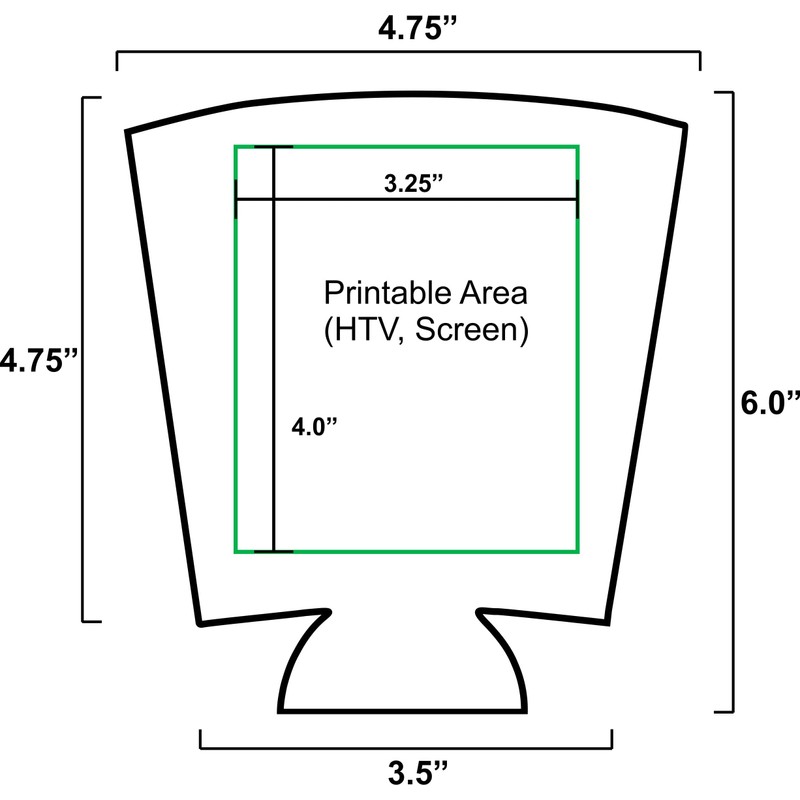 Blank Neoprene Pint Glass Coolie (Variety Color 12 Pack)