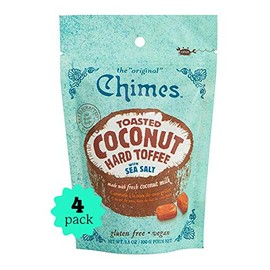 4-Pack 3.5oz Toasted Coconut Hard Toffee